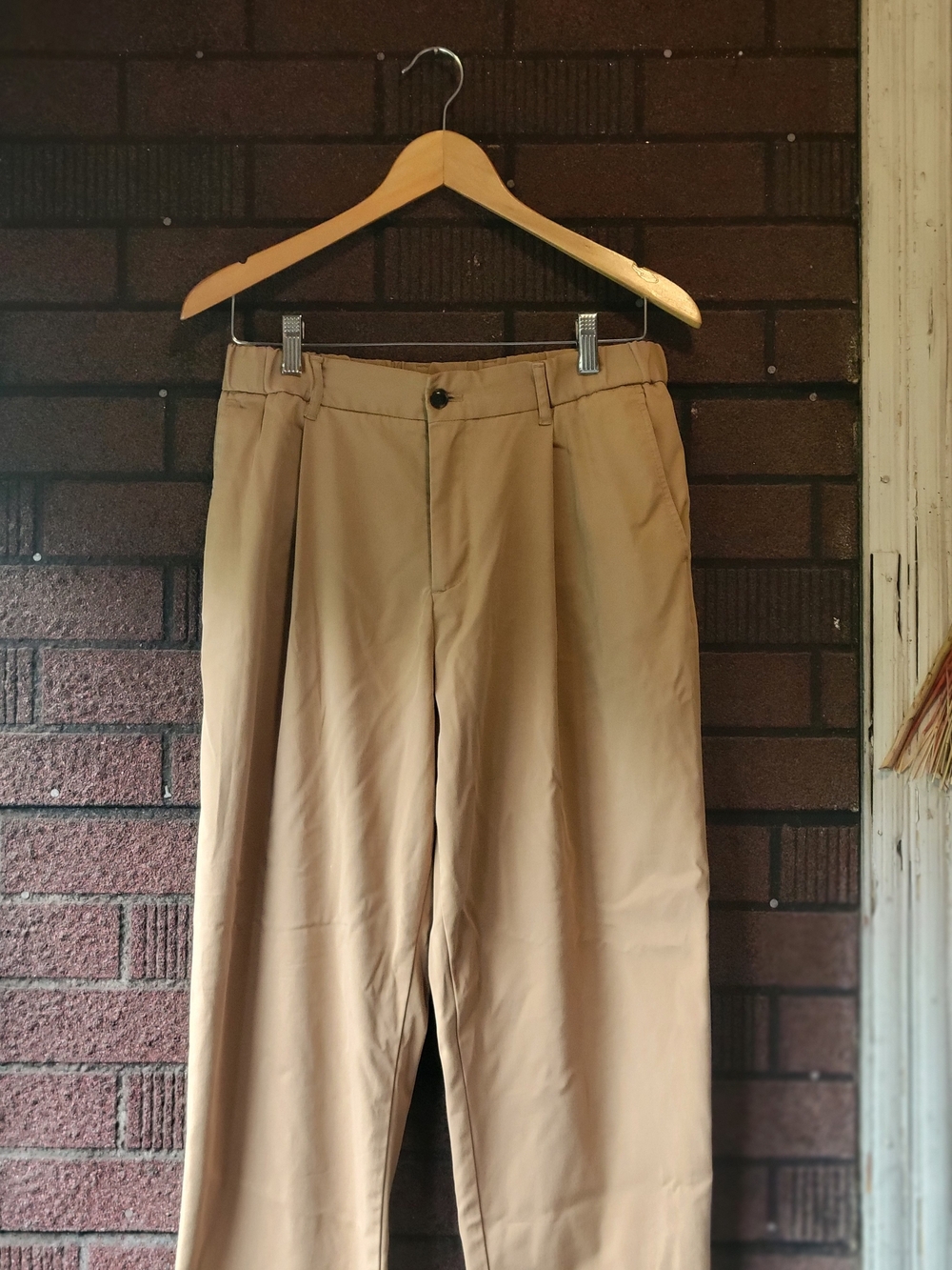 Zara Unisex Khaki Chinos
